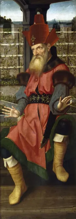 Framed Print : Zechariah. Artist: Provost (Provoost), Jan (1465-1529) Framed Print : Zechariah. Artist: Provost (Provoost), Jan (1465-1529)