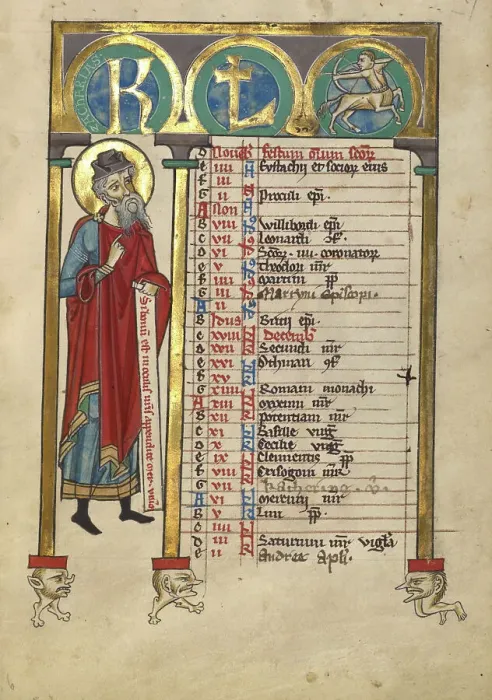 Framed Print : Zechariah; Psalter, about 1240-1250. Creator: Unknown Framed Print : Zechariah; Psalter, about 1240-1250. Creator: Unknown