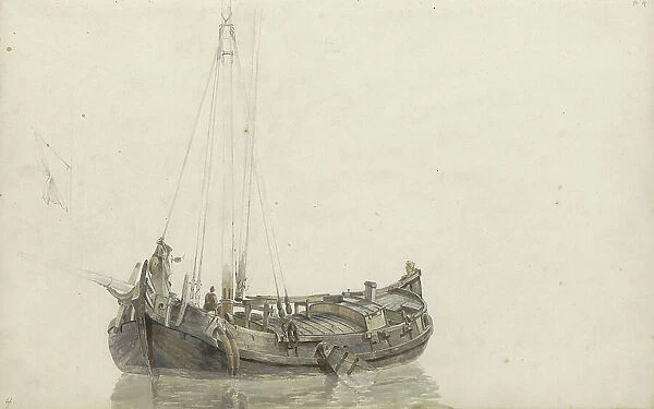 Zeeland sailing boat, 1797-1838. Creator: Johannes Christiaan Schotel
