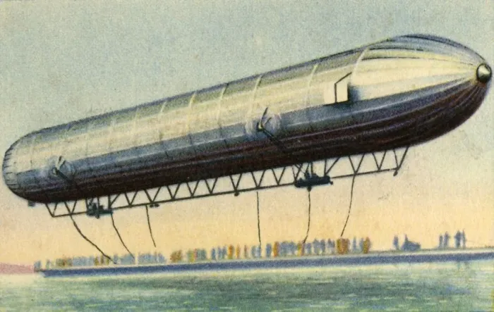 Framed Print : Zeppelin LZ 1, 1900, (1932). Creator: Unknown Framed Print : Zeppelin LZ 1, 1900, (1932). Creator: Unknown