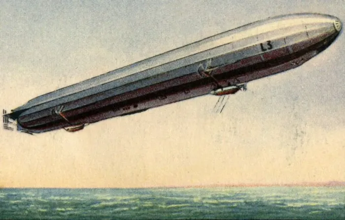 Framed Print : Zeppelin LZ 3, 1914, (1932). Creator: Unknown Framed Print : Zeppelin LZ 3, 1914, (1932). Creator: Unknown