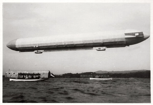 Zeppelin LZ3 airborne, Germany, c1906-1908 (1933)