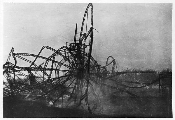 Zeppelin LZ4 after the Echterdingen disaster, Germany, 1908 (1933)