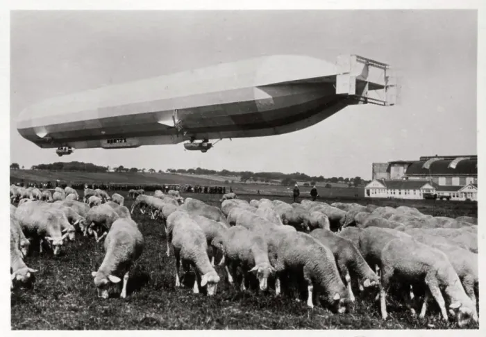 Framed Print : Zeppelin LZ8 Deutschland II, Schwaben, Germany, 1911 (1933) Framed Print : Zeppelin LZ8 Deutschland II, Schwaben, Germany, 1911 (1933)