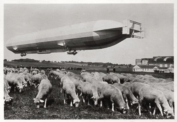 Zeppelin LZ8 Deutschland II, Schwaben, Germany, 1911 (1933)