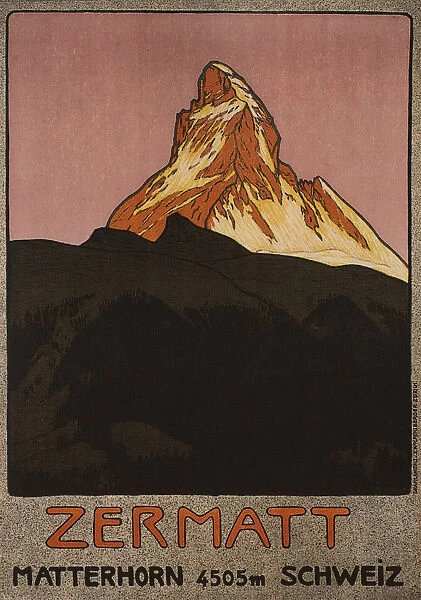 Zermatt, 1908. Artist: Cardinaux, Emil (1877-1936)