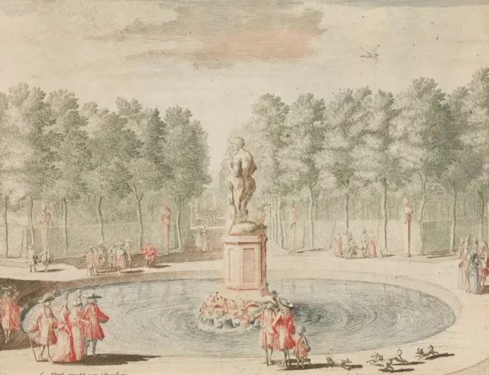 Framed Print : De Zes-weg by Phaunus na t Beeld van Ceres te zien, in Framed Print : De Zes-weg by Phaunus na t Beeld van Ceres te zien, in