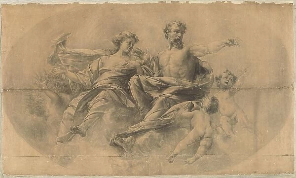 Zeus and Hera, 1895. Creator: Karel Vitezslav Masek