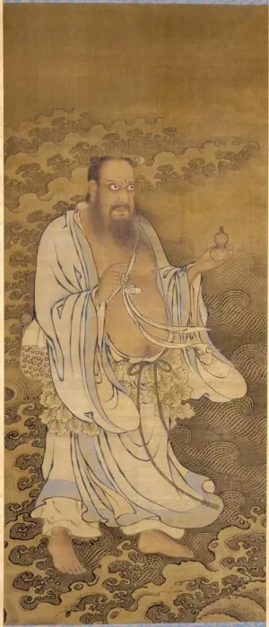 Framed Print : Zhongli Quan Crossing the Ocean, 1368-1644. Creator: Zhao Qi (Chinese) Framed Print : Zhongli Quan Crossing the Ocean, 1368-1644. Creator: Zhao Qi (Chinese)