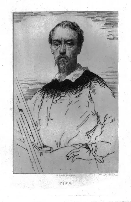 Framed Print : Ziem, c1869. Artist: Charles Chaplin Framed Print : Ziem, c1869. Artist: Charles Chaplin