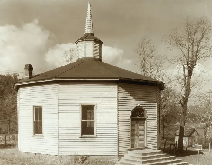 Framed Print : Zion Church, Covesville, Albemarle County, Virginia, 1935. Creator: Frances Benjamin Johnston Framed Print : Zion Church, Covesville, Albemarle County, Virginia, 1935. Creator: Frances Benjamin Johnston