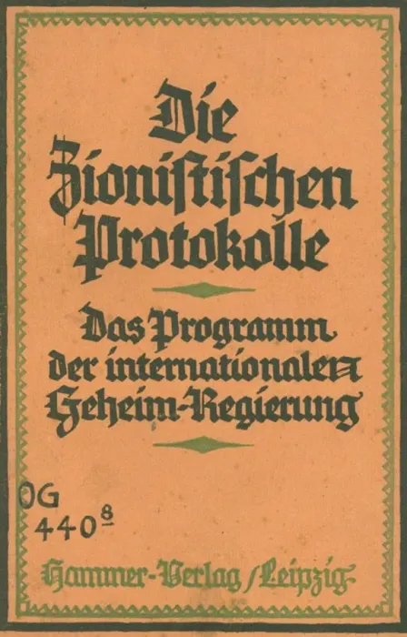 Framed Print : The Zionist Protocols: the program of the international secret government by Theodor Fritsch, 1924 Framed Print : The Zionist Protocols: the program of the international secret government by Theodor Fritsch, 1924