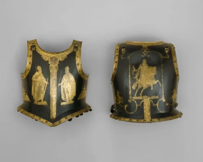 Framed Print : Zischagge (Helmet) and Cuirass of Emperor Ferdinand II, Southern Germany, c. 1620 Framed Print : Zischagge (Helmet) and Cuirass of Emperor Ferdinand II, Southern Germany, c. 1620
