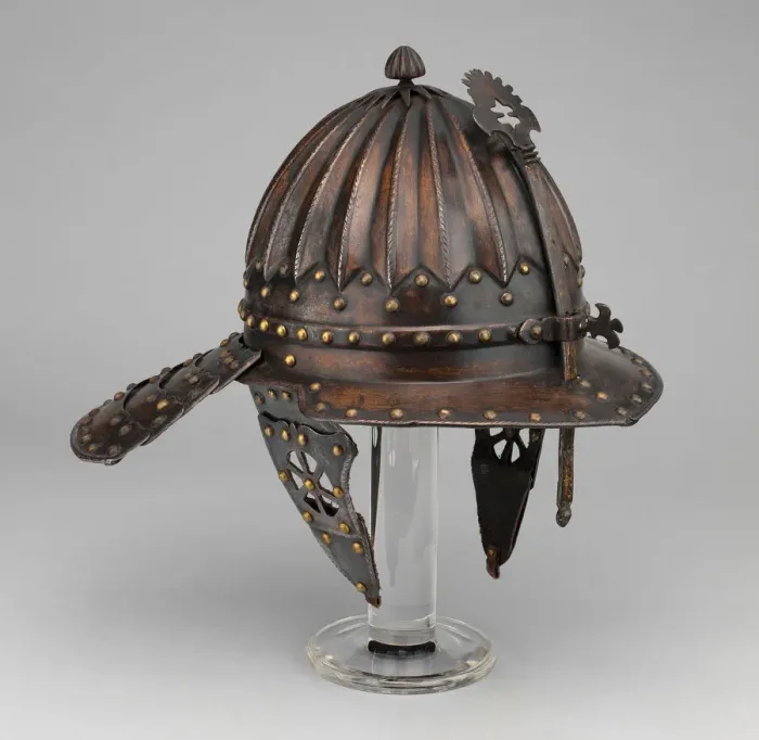 Framed Print : Zischagge (Helmet), Flanders, 1620-40. Creator: Unknown Framed Print : Zischagge (Helmet), Flanders, 1620-40. Creator: Unknown