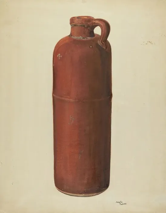 Framed Print : Zoar Jug, c. 1938. Creator: Angelo Bulone Framed Print : Zoar Jug, c. 1938. Creator: Angelo Bulone