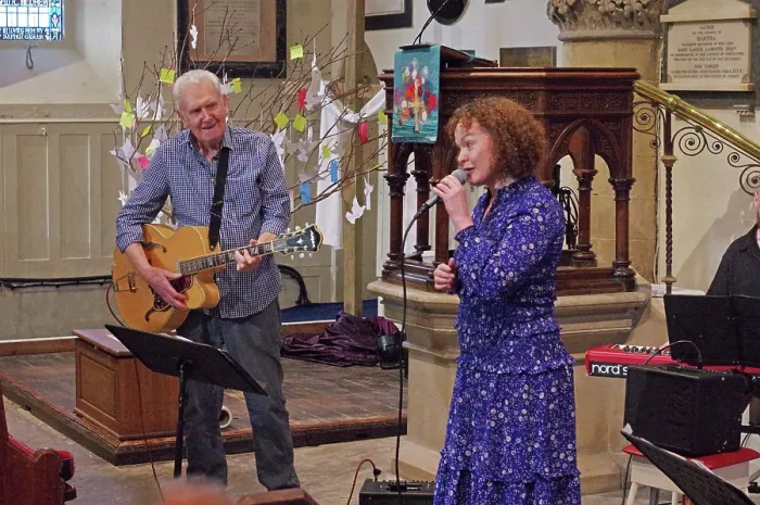 Framed Print : Zoe Francis and Friends, Chris Coull Promotion, St Andrew's Church, Hove, East Sussex, 25 July 2025 Framed Print : Zoe Francis and Friends, Chris Coull Promotion, St Andrew's Church, Hove, East Sussex, 25 July 2025