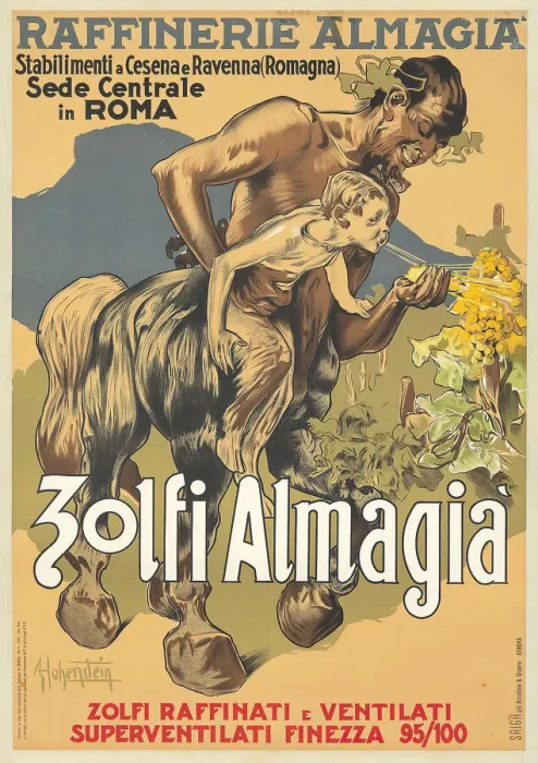 Framed Print : Zolfi Almagia. Creator: Hohenstein, Adolfo (1854-1928) Framed Print : Zolfi Almagia. Creator: Hohenstein, Adolfo (1854-1928)