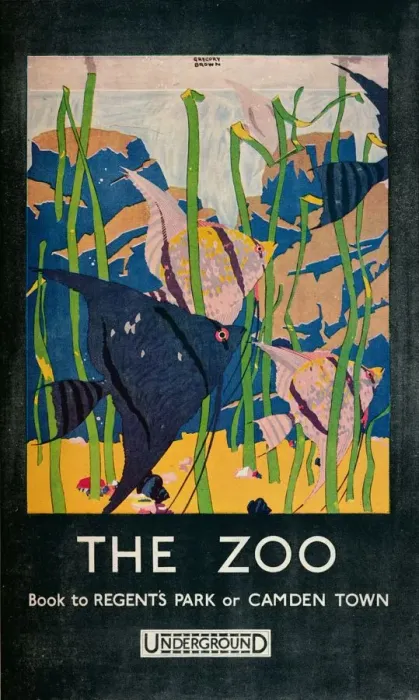 Framed Print : The Zoo, 1924. Artist: Gregory Brown Framed Print : The Zoo, 1924. Artist: Gregory Brown