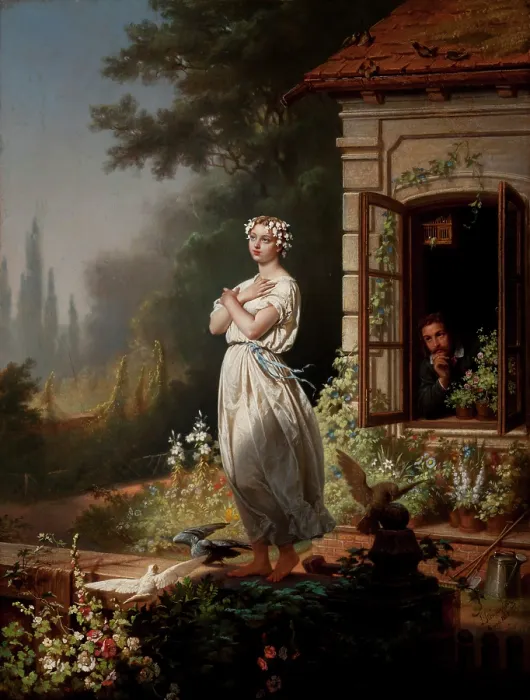 Framed Print : Zosia in the Morning, 1863. Creator: Leonard Straszynski Framed Print : Zosia in the Morning, 1863. Creator: Leonard Straszynski