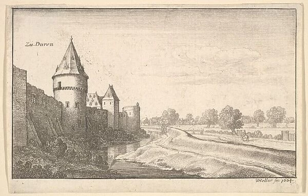 Zu Düren, 1664. Creator: Wenceslaus Hollar