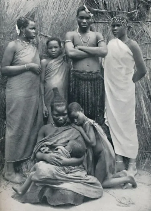 Framed Print : A Zulu family group, 1912 Framed Print : A Zulu family group, 1912