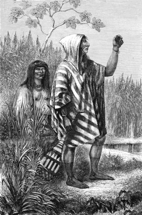Framed Print : Zumate Indians of the Upper Trombetas; A Trip up the Trombetas, 1875. Creator: Unknown Framed Print : Zumate Indians of the Upper Trombetas; A Trip up the Trombetas, 1875. Creator: Unknown