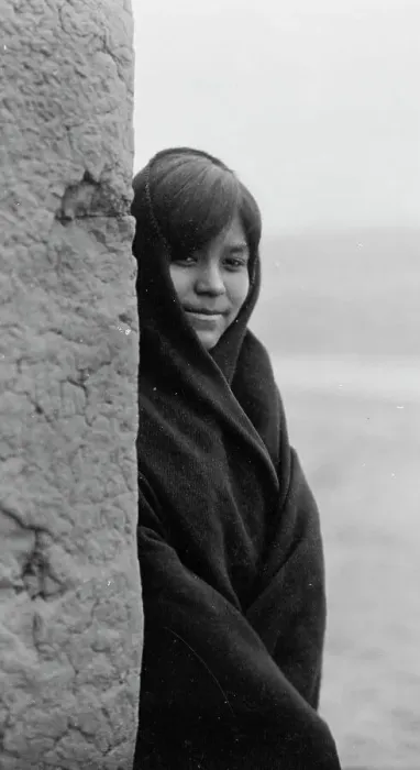 Framed Print : Zuni girl, c1903. Creator: Edward Sheriff Curtis Framed Print : Zuni girl, c1903. Creator: Edward Sheriff Curtis