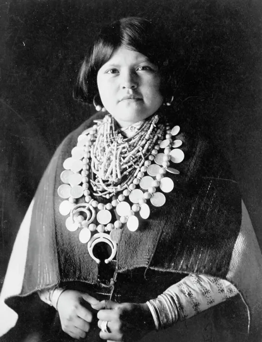 Framed Print : Zuni ornaments, c1903. Creator: Edward Sheriff Curtis Framed Print : Zuni ornaments, c1903. Creator: Edward Sheriff Curtis