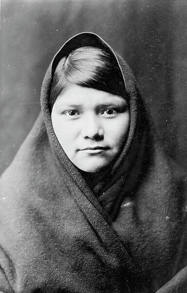 Zuni portrait, c1903. Creator: Edward Sheriff Curtis