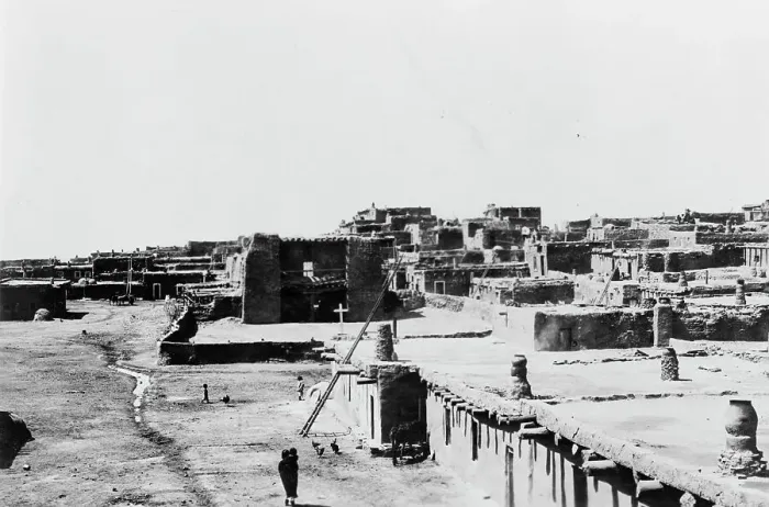 Framed Print : Zuni Pueblo, New Mexico, c1927. Creator: Edward Sheriff Curtis Framed Print : Zuni Pueblo, New Mexico, c1927. Creator: Edward Sheriff Curtis
