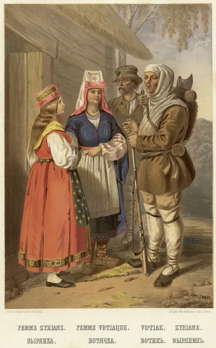 Framed Print : Zyryanka. Votyachka. Votyak. Zyryanin, 1862. Creator: Karl Fiale Framed Print : Zyryanka. Votyachka. Votyak. Zyryanin, 1862. Creator: Karl Fiale