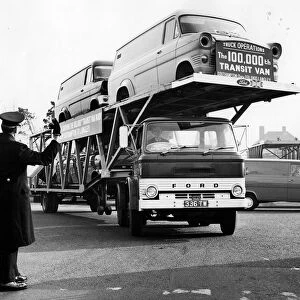 100, 000th Transit van is delivered 1968. Creator: Unknown