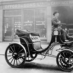 1897 Krieger 9hp Offord body electric. Creator: Unknown