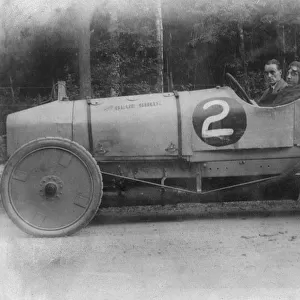 1912 Blue Bird Darracq, Malcolm Campbell and Godfrey Waters. Creator: Unknown