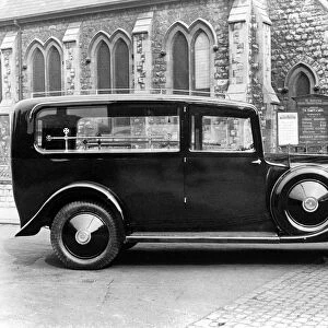 1929 Rolls Royce Phantom 1 hearse. Creator: Unknown
