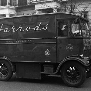 1939 Harrods electric van. Creator: Unknown