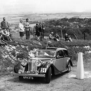 1946 Jaguar 1. 5 litre on the 1954 Eastbourne Rally. Creator: Unknown