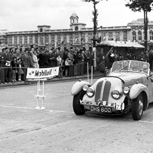 1947 Healey 2. 4 special body on 1952 Welsh rally. Creator: Unknown