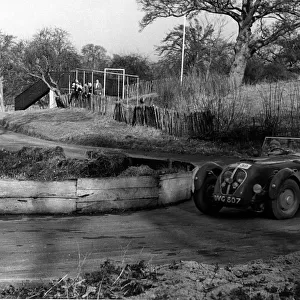 1950 Healey Silverstone, R. A. C. Rally, Prescott 1954. Creator: Unknown