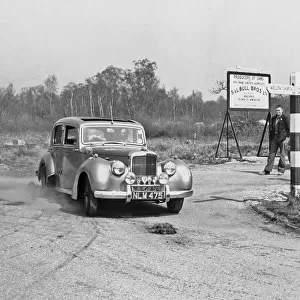 1952 Alvis TA21 on 1954 L. M. C. Little Rally. Creator: Unknown
