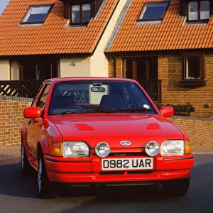1987 Ford Escort RS Turbo. Creator: Unknown