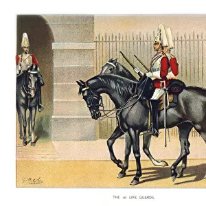 The 1st Life Guards, c1890. Artist: Geoffrey Douglas Giles
