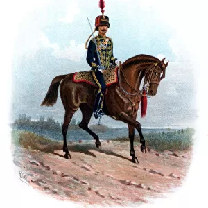 20th Hussars, 1890. Artist: R Simkin