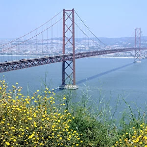 25th April Bridge over the River Tagus, Lisbon, Portugal