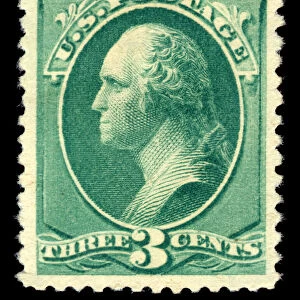 3c Washington single, 1881. Creator: American Bank Note Company
