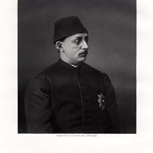 Abd-ul-Hamid II, last Sultan of the Ottoman Empire, 19th century. Artist: George J Stodart