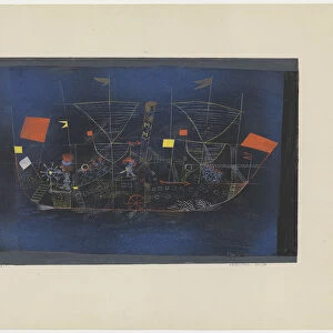 Abenteuer-Schiff (The Adventure Ship), 1927. Creator: Klee, Paul (1879-1940)