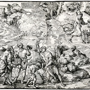 Abrahams Sacrifice, 1516-1518, (1937). Artist: Ugo da Carpi