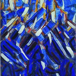 Abstraction (the Blue Mountain), 1912. Artist: Rohlfs, Christian (1849-1938)