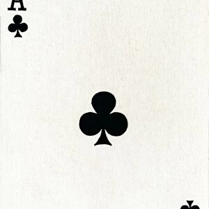 Ace of Clubs from a deck of Goodall & Son Ltd. playing cards, c1940